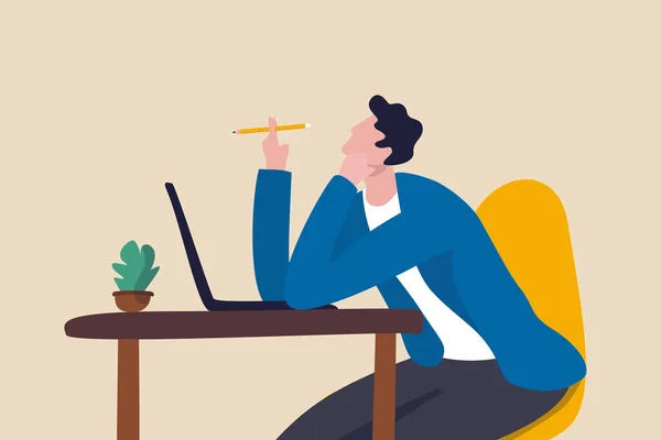 Sıkıcı bir ofis çalışanı, yorgun ya da bitkin bir çalışan, öğleden sonra çöküşü ya da iş konseptinde yorgun ve bitkin düşmüş, uykulu işadamı eli çenesinde, düşük enerjili bir şekilde çalışma masasında oturmaktan sıkılmış..