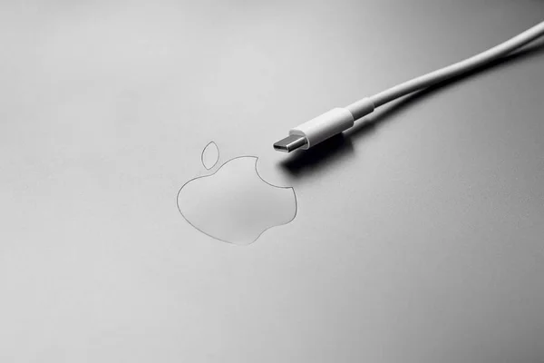 งกฤษ วคาสเซ นายน 2022 Type ใกล บโลโก Apple สหภาพย โรปได — ภาพถ่ายสต็อก