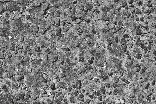 Perfect Black Asphalt Interspersed Large Gravel Close Texture Black Asphalt — Stockfoto