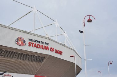 SUNDERLAND, ENGLAND, August 30, 2022: Stadium of Light in the north of England. The stadium has 50 thousand spectators.