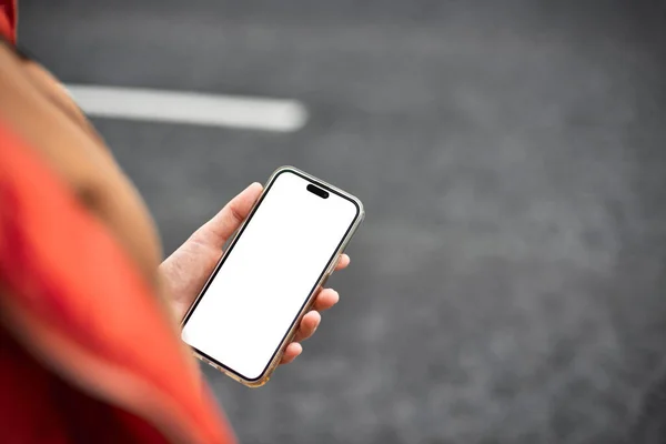 วคาสเซ สหราชอาณาจ นยายน 2022 Iphone Pro ใหม าจอส ขาวว างเปล — ภาพถ่ายสต็อก