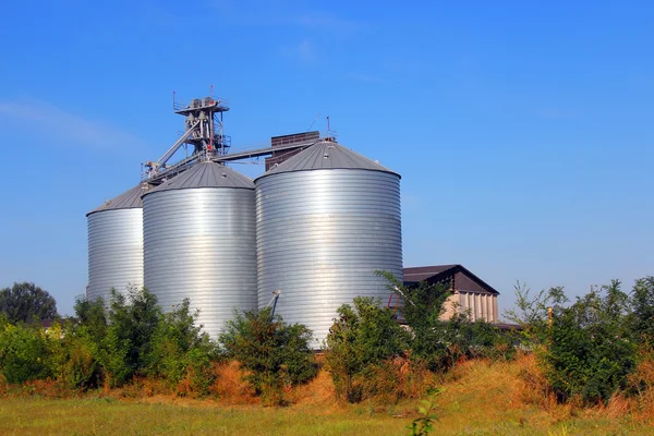 Silo's voor graan — Stockfoto