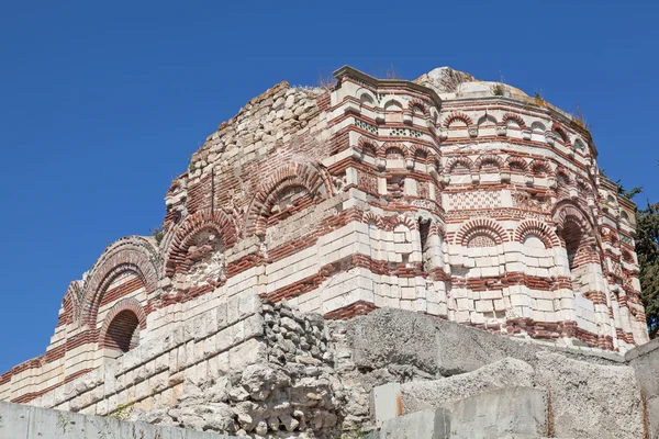 Igreja antiga em Nessebar, Bulgária. Património Mundial da UNESCO — Fotografia de Stock