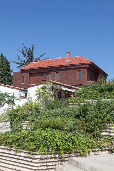 Pohled na staré město Nesebar, Bulharsko. světového dědictví UNESCO — Stock fotografie