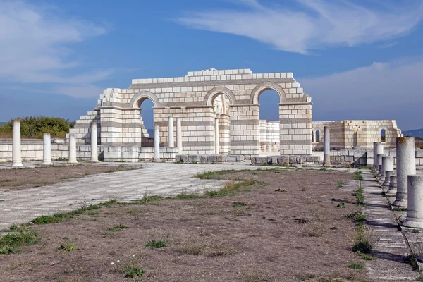 The Great Basilica at the first Bulgarian capital, Pliska — Stock Photo, Image