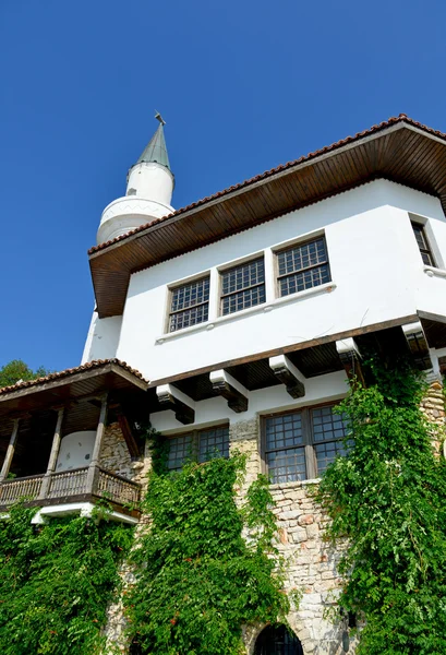 Residentie van de Roemeense koningin door de Zwarte Zee in balchik, Bulgarije — Stockfoto