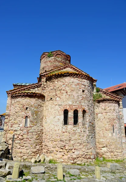 Iglesia San Juan Bautista en Nesebar, Bulgaria.UNESCO Patrimonio de la Humanidad — Foto de Stock