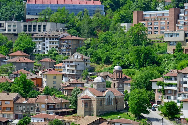 Vista dal centro storico Veliko Tarnovo in Bulgaria — Foto Stock