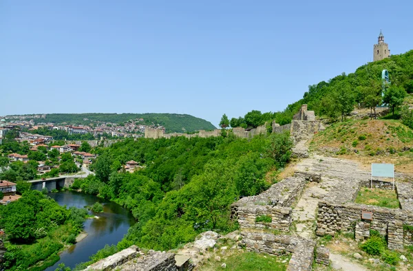 Tsarevets Fortezza Tsarevets in Veliko Turnovo, Bulgaria — Foto Stock