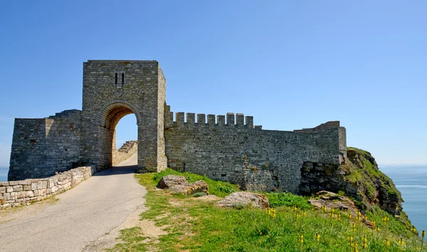 Средневековая крепость на мысе Калиакра, Черное море, Болгария — стоковое фото