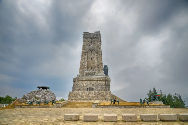 Мемориал Шипка вид в Болгарии. Битва при Шипке — стоковое фото