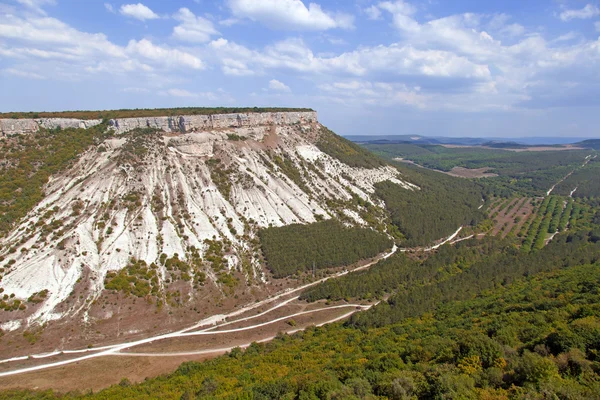 Las montañas hermosas el paisaje en la Crimea . —  Fotos de Stock