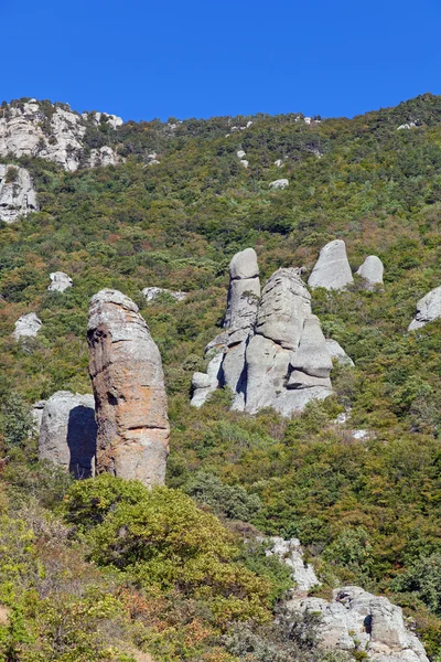 Όμορφα βουνά τοπίο της Κριμαίας. — Φωτογραφία Αρχείου