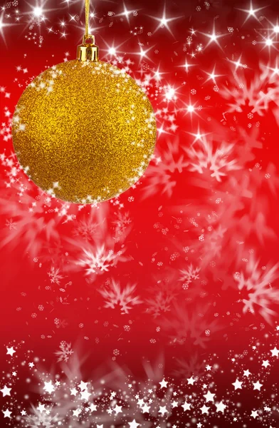 Feliz Natal e Feliz Ano Novo fundo com bolas de Natal amarelo — Fotografia de Stock