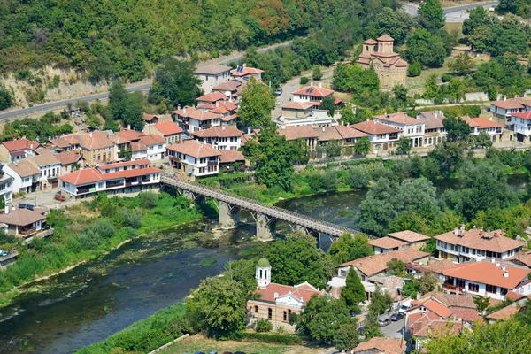Вид из старого города Велико Тырново в Болгарии — стоковое фото
