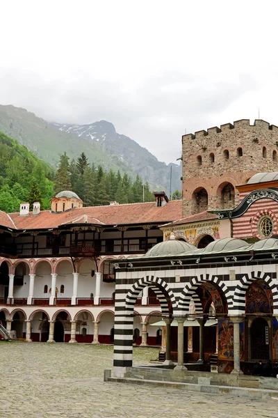 Monastero di Rila Il più grande monastero ortodosso in Bulgaria — Foto Stock