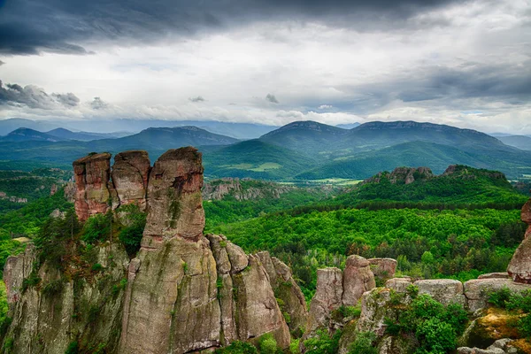 Prachtig uitzicht - fenomeen van belogradchik rotsen, bulgaria.hdr beeld — Stockfoto