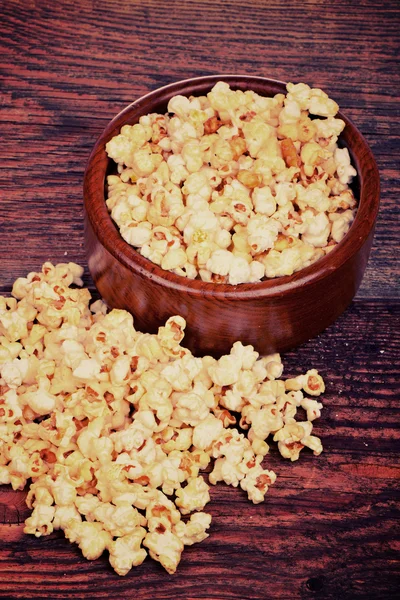 Sockermajs och popcorn — Stockfoto