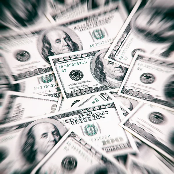 Heap of dollars, money background — Stock Photo, Image