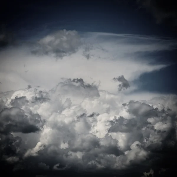 Vintage background with sky and clouds — Stock Photo, Image