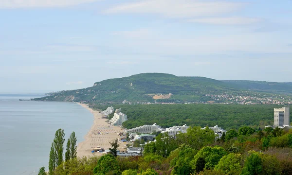 Badort med hotell i albena, Bulgarien — Stockfoto