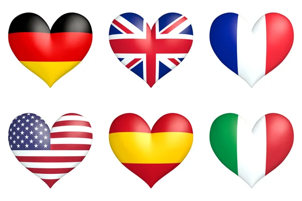 ulus kalpler - Almanya, İngiltere, Fransa, ABD, İspanya ve İtalya