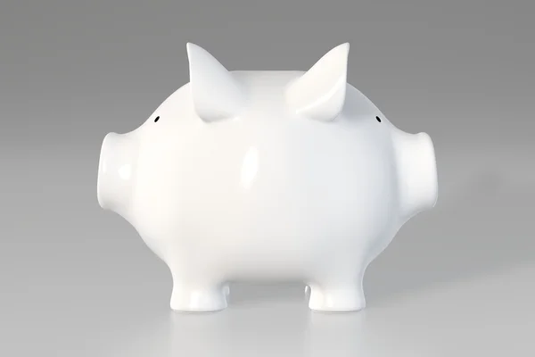 Piggy bank - two faces — Stock Photo, Image