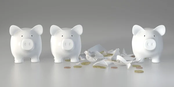 kumbara - kırık domuz olan satır