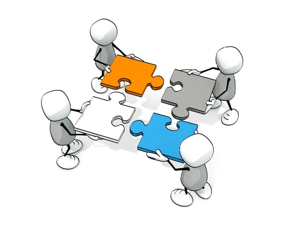 Biraz yarım yamalak erkeklerle bir Yapboz