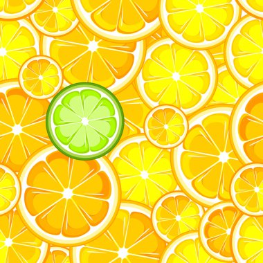 Dikişsiz portakal limon