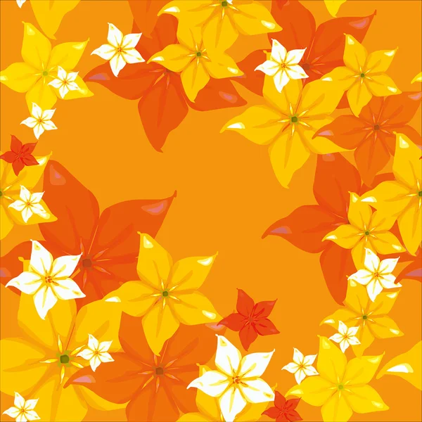 Fleurs motif sans couture — Image vectorielle