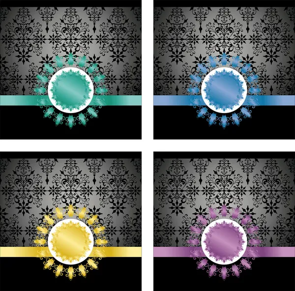 Vector background in retro style Stock Illustration