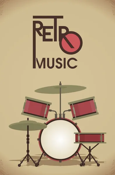 Musique rétro — Image vectorielle