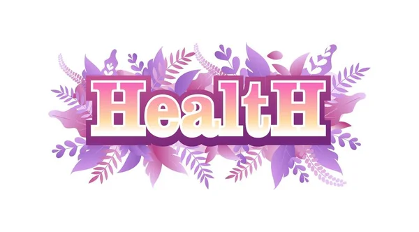 Πρότυπο λογότυπο ανθρώπινης υγείας, ιατρική έννοια — Διανυσματικό Αρχείο