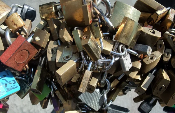 Lots of padlocks — Stock Photo, Image