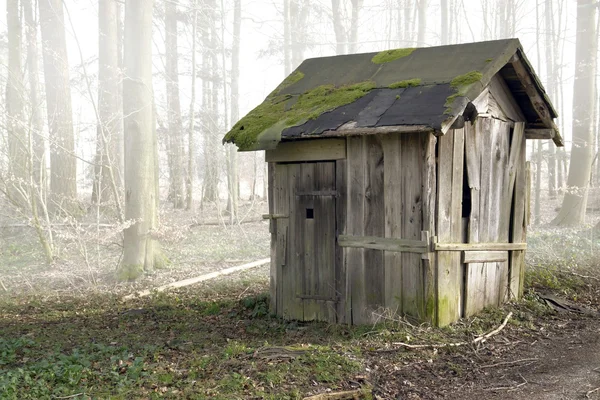 Oude houten shack — Stockfoto