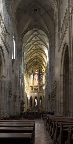 Wewnątrz st. vitus cathedral — Zdjęcie stockowe
