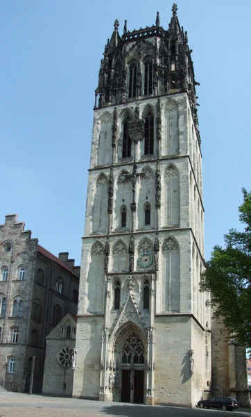 ミュンスターで ueberwasserkirche — ストック写真