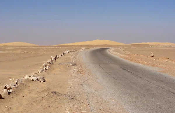 Öken road — Stockfoto