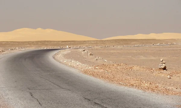 Öken road — Stockfoto