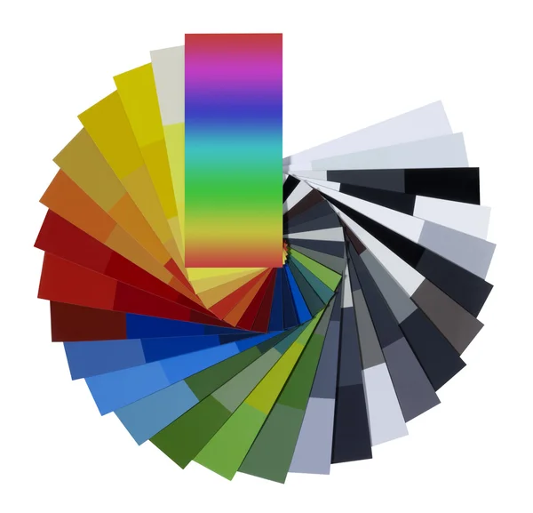 Espalhe a tabela de cores — Fotografia de Stock