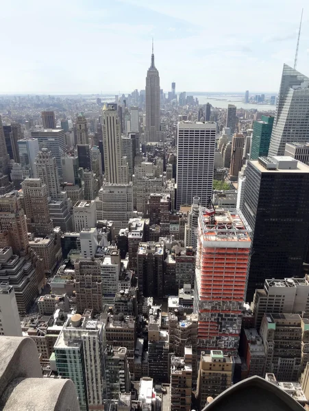 Letecký pohled na New york — Stock fotografie