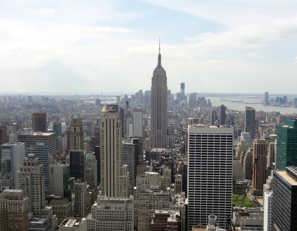 Nowy Jork widok z lotu ptaka — Zdjęcie stockowe