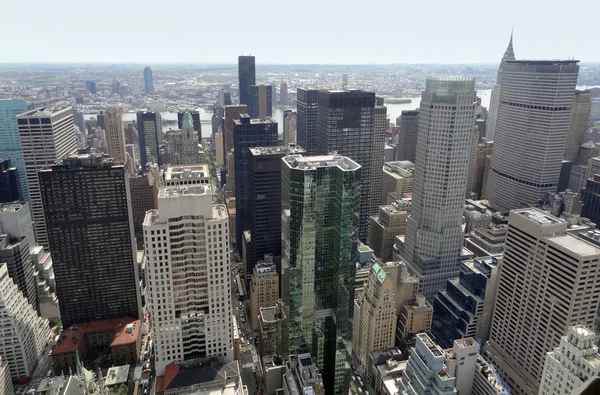 Luchtfoto van New york — Stockfoto