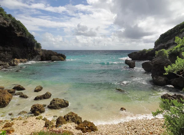 Kustlandskap vid Guadeloupe — Stockfoto