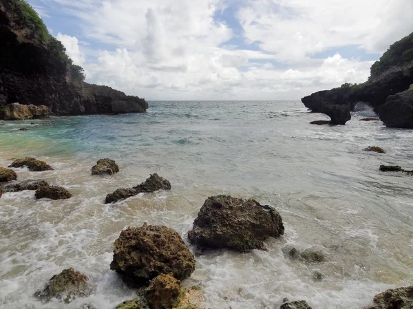 Kustlandskap vid Guadeloupe — Stockfoto