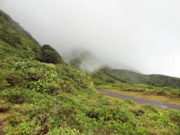 Cloudy impression of Guadeloupe — Stock Photo, Image