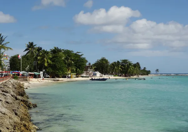 Paysage de plage des Caraïbes — Photo