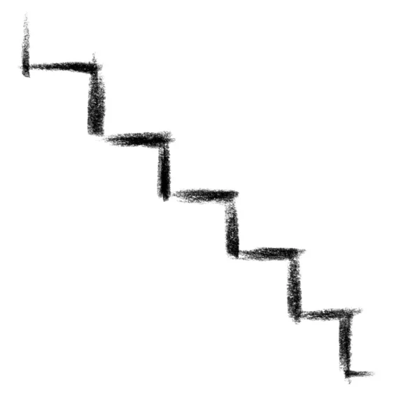 계단 아이콘 — 스톡 사진
