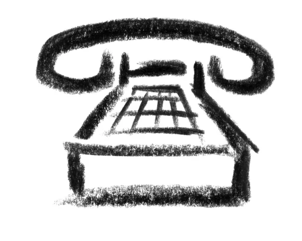 Telefon-Symbol — Stockfoto